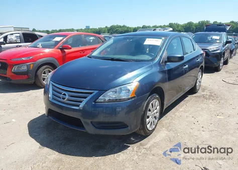 2015 Nissan Sentra Sv из США, поврежденный, VIN 3N1AB7AP2FY258217